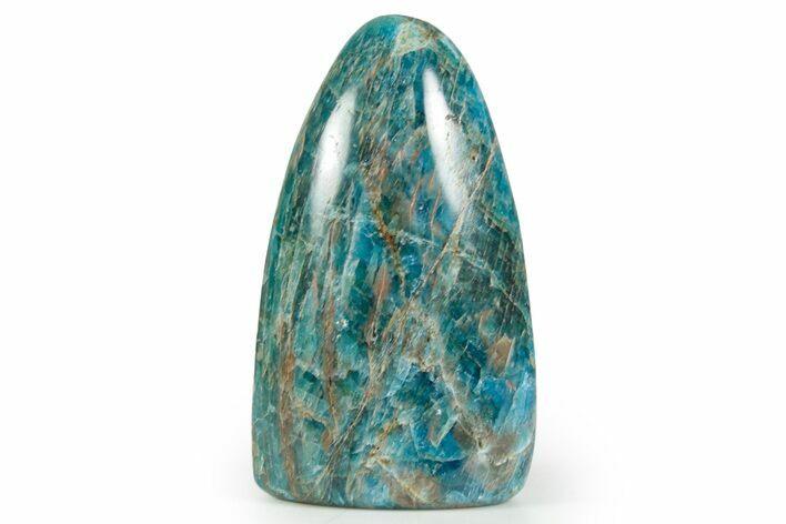 Free-Standing, Polished Blue Apatite - Madagascar #361985